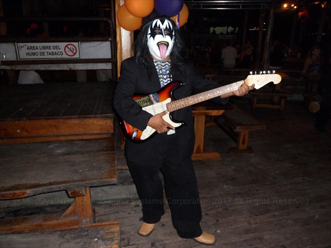 Creative costumes featured on the street pathways of Vancouver